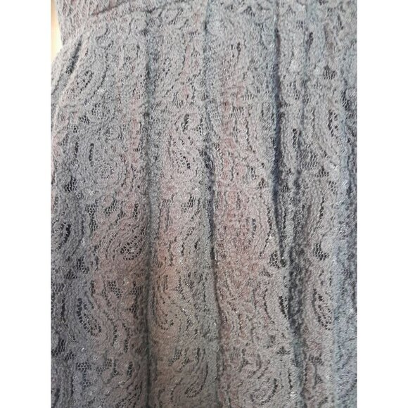 Womens Size Small Gothic Vamp Retro Lace Whimsigoth Strapless Formal Mini Dress - Picture 5 of 7